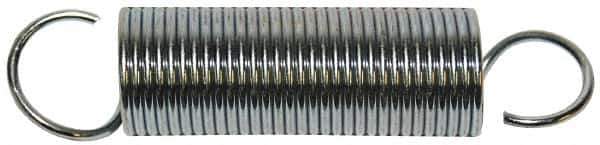 Gardner Spring - 3/8" OD, 3.4 Lb Max Load, 2.97" Max Ext Len, 0.031" Wire Diam Spring - 1.8 Lb/In Rating, 1-1/4" Free Length - Exact Industrial Supply