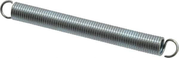 Gardner Spring - 1/2" OD, 19 Lb Max Load, 8.95" Max Ext Len, 0.063" Wire Diam Spring - 4.3 Lb/In Rating, 5" Free Length - Exact Industrial Supply
