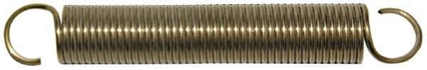 Gardner Spring - 3/16" OD, 6.09 Lb Max Load, 3.67" Max Ext Len, 0.031" Wire Diam Spring - 4.43 Lb/In Rating, 2-1/2" Free Length - Exact Industrial Supply