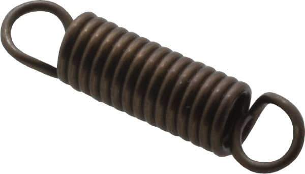 Gardner Spring - 0.18" OD, 1.03" Max Ext Len, 0.029" Wire Diam Spring - 18.9 Lb/In Rating, 0.52 Lb Init Tension - Exact Industrial Supply