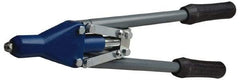 RivetKing - Straight Head Hand Riveter - 1/8 to 3/16" Rivet Capacity, 17-1/2" OAL - Exact Industrial Supply