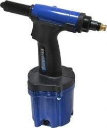 RivetKing - Up to 3/16" Capacity, Air Riveting Hammer - 5/8" Long Stroke, 1/4" Inlet - Exact Industrial Supply