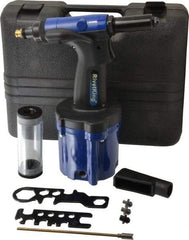 RivetKing - Up to 3/16" Capacity, Air Riveting Hammer - 5/8" Long Stroke, 1/4" Inlet - Exact Industrial Supply