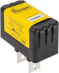 Cooper Bussmann - 300 VDC, 600 VAC, 60 Amp, Time Delay General Purpose Fuse - Plug-in Mount, 76.45mm OAL, 100 at DC, 200 (CSA RMS), 300 (UL RMS) kA Rating - Exact Industrial Supply