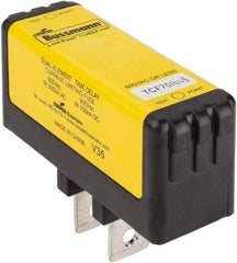 Cooper Bussmann - 300 VDC, 600 VAC, 70 Amp, Time Delay General Purpose Fuse - Plug-in Mount, 76.45mm OAL, 100 at DC, 200 (CSA RMS), 300 (UL RMS) kA Rating - Exact Industrial Supply