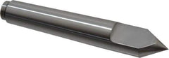 Riten - 1.078" Head Diam, Carbide-Tipped Steel Standard Point Half Dead Center - B&S 9 Brown & Sharpe Taper, 1.078" Point Diam, 6-1/2" OAL - Exact Industrial Supply