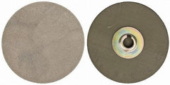 PFERD - 3" Disc Diam, 220 Grit, Diamond Quick Change Disc - Type S Attaching System, Coated, Brown, Fine Grade, 6,300 RPM, D76 Series - Exact Industrial Supply