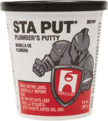 Hercules - Putty Type: Plumber's Putty Container Size: 14 oz. - Exact Industrial Supply