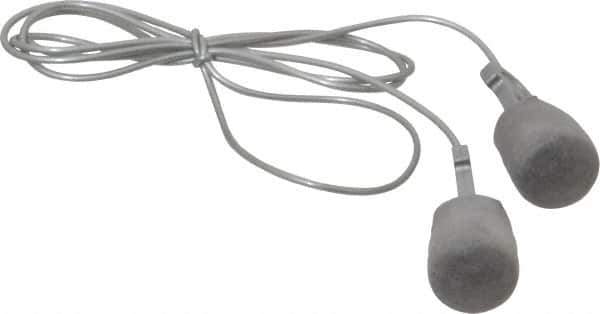 3M - Reusable, Corded, 29 dB Earplugs - Gray, No Roll - Exact Industrial Supply