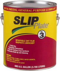 SLIP Plate - 1 Gal Can Lubricant - Black, -75°F to 450°F - Exact Industrial Supply