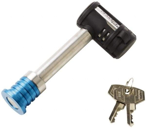 Master Lock - Receiver Lock - For Use with 5/8" Receiver Holes - Exact Industrial Supply