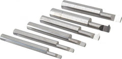 Accupro - Single Point Threading Tool Sets; Thread Type: Internal ; Material: Solid Carbide ; Minimum Threading Diameter (Decimal Inch): 0.18 ; Maximum Threading Diameter (Decimal Inch): 0.36 ; Minimum Cutting Depth (Decimal Inch): 0.50 ; Maximum Cutting - Exact Industrial Supply