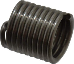 Recoil - M3.5x0.60 Metric Coarse, 7mm OAL, Free Running Helical Insert - 8-5/8 Free Coils, Tanged, Stainless Steel, Bright Finish, 2D Insert Length - Exact Industrial Supply