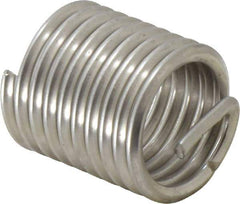 Recoil - 3/4-10 UNC, 1-1/8" OAL, Free Running Helical Insert - 9-3/8 Free Coils, Tanged, Stainless Steel, 1-1/2D Insert Length - Exact Industrial Supply