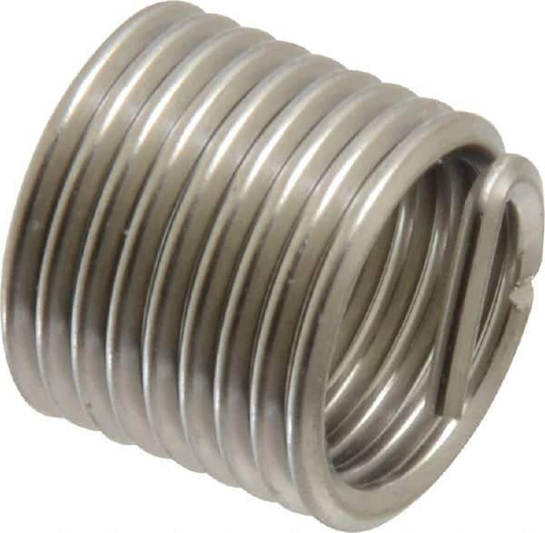 Recoil - M11x1.50 Metric Coarse, 16-1/2" OAL, Free Running Helical Insert - Tanged, Stainless Steel, 1-1/2D Insert Length - Exact Industrial Supply