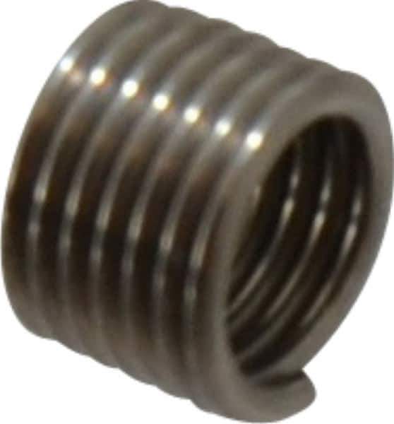 Recoil - M3.5x0.60 Metric Coarse, 5.3" OAL, Free Running Helical Insert - 6-3/8 Free Coils, Tanged, Stainless Steel, 1-1/2D Insert Length - Exact Industrial Supply