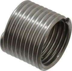 Recoil - M12x1.50 Metric Fine, 18" OAL, Free Running Helical Insert - 9-5/8 Free Coils, Tanged, Stainless Steel, 1-1/2D Insert Length - Exact Industrial Supply