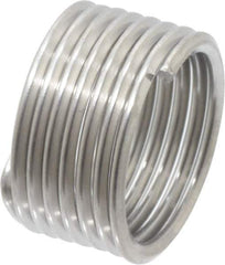 Recoil - M12x1.25 Metric Fine, 1/2" OAL, Free Running Helical Insert - Tanged, Stainless Steel, 1D Insert Length - Exact Industrial Supply