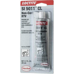 Loctite - 80 mL Tube Clear Silicone Sealant - NC RTV SIL-CL 80ML LOCTITE SUPERFLX RTV - Exact Industrial Supply