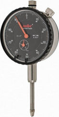 Value Collection - 1" Range, 0-100 Dial Reading, 0.001" Graduation Dial Drop Indicator - 2.28" Dial, Revolution Counter - Exact Industrial Supply