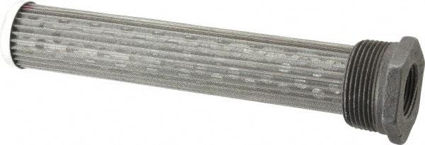 Flow Ezy Filters - 60 Mesh, 38 LPM, 10 GPM, 1.3" B Diam, Male/Female Tank Mounted Strainer - 1-1/4 x 3/4 Port NPT, 7" Long - Exact Industrial Supply