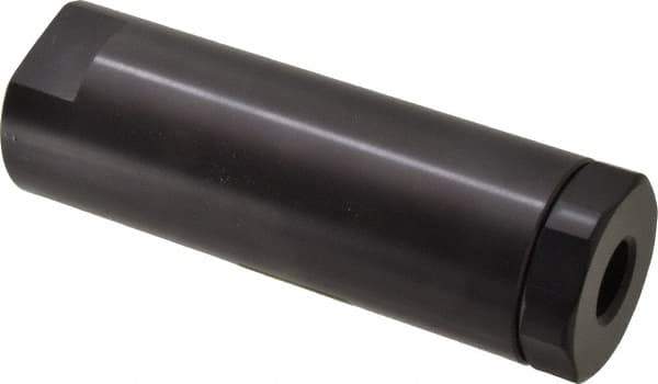 Flow Ezy Filters - 3/8 NPT Thread, 40 Micron, 1.6" Outside Diam, 4.9" Long, Stainless Steel Wire Cloth Media, Filter Assembly - Anodized Aluminum - Exact Industrial Supply