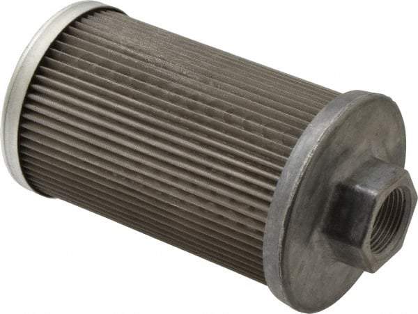 Flow Ezy Filters - 100 Mesh, 38 LPM, 10 GPM, 3.3" Diam, Female Suction Strainer without Bypass - 3/4 Port NPT, 5.8" Long - Exact Industrial Supply