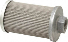 Flow Ezy Filters - 60 Mesh, 38 LPM, 10 GPM, 3.3" Diam, Female Suction Strainer without Bypass - 3/4 Port NPT, 5.8" Long - Exact Industrial Supply