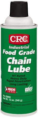 CRC - 16 oz Aerosol High Temperature Chain & Cable Lubricant - White, 8 to 325°F, Food Grade - Exact Industrial Supply