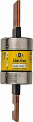 Cooper Bussmann - 250 VAC/VDC, 350 Amp, Time Delay General Purpose Fuse - Bolt-on Mount, 8-5/8" OAL, 100 at DC, 300 at AC (RMS) kA Rating, 2-3/8" Diam - Exact Industrial Supply