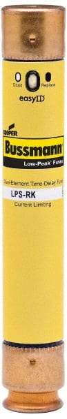 Cooper Bussmann - 300 VDC, 600 VAC, 6.25 Amp, Time Delay General Purpose Fuse - Fuse Holder Mount, 127mm OAL, 100 at DC, 300 at AC (RMS) kA Rating, 13/16" Diam - Exact Industrial Supply