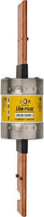 Cooper Bussmann - 300 VDC, 600 VAC, 225 Amp, Time Delay General Purpose Fuse - Bolt-on Mount, 11-5/8" OAL, 100 at DC, 300 at AC (RMS) kA Rating, 2-3/8" Diam - Exact Industrial Supply