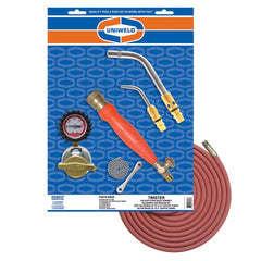 Made in USA - Propane & MAPP Torch Kits; Type: Air/Acetylene ; Fuel Type: Acetylene ; Contents: Acetylene Regulator RB; Handle TH6; Tips A-3, A-11; Acetylene Hose H12; Tank Key w/chain W05 ; Contents: Acetylene Regulator RB; Handle TH6; Tips A-3, A-11; A - Exact Industrial Supply