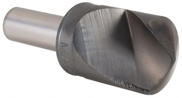 M.A. Ford - 1" Head Diam, 1/2" Shank Diam, 1 Flute 120° High Speed Steel Countersink - Exact Industrial Supply