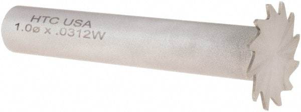 Value Collection - Woodruff Keyseat Cutter - 3-1/32" OAL x 1/2" Shank - Exact Industrial Supply