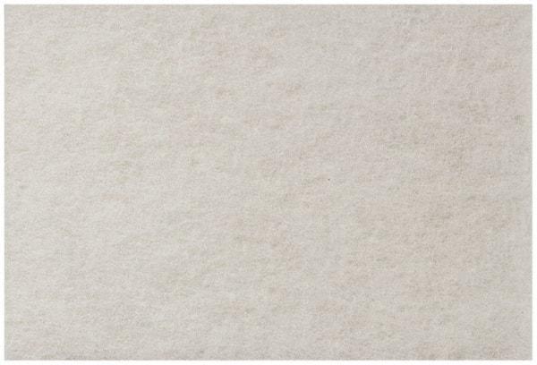 3M - Super Fine Grade, Aluminum Silicate Hand Pad - White, 6" Wide x 9" Long, Nonwoven - Exact Industrial Supply