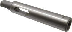 Accupro - MT1 Inside Morse Taper, MT2 Outside Morse Taper, Standard Reducing Sleeve - Soft with Hardened Tang, 5/8" Projection, 3-7/8" OAL - Exact Industrial Supply
