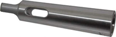 Accupro - MT3 Inside Morse Taper, MT4 Outside Morse Taper, Standard Reducing Sleeve - Soft with Hardened Tang, 3/4" Projection, 5-1/2" OAL - Exact Industrial Supply