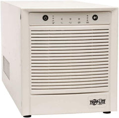 Tripp-Lite - 20 Amp, 2,500 VA, Tower & Rack Mount Line Interactive Backup Uninterruptible Power Supply - Backup 4.4 min with Full Load & 19 min with Half Load, 120 VAC Input & Output, 1,920 Watt Output, 1 Phases, 8 Outlets - Exact Industrial Supply