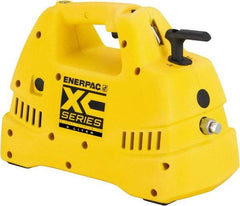 Enerpac - 10,000 psi Electric Hydraulic Pump & Jack - 2 L Oil Capacity, 3-Way, 2 Position Valve, Used with Single Acting, Advance, Hold & Retract - Exact Industrial Supply