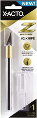 X-ACTO - Stainless Steel Hobby Knife with 1 Blade - #2 Blade - Exact Industrial Supply