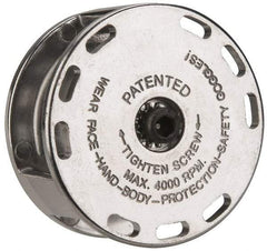 PRO-SOURCE - 2-5/8" Diam Angle & Disc Grinder Adapter - For Use with 23mm Wire Brushes, Rubber Erasers & Utility Surface Blasters - Exact Industrial Supply