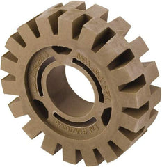 PRO-SOURCE - 4" Diam Angle & Disc Grinder Eraser Wheel - For Use with Utility Surface Blasters - Exact Industrial Supply