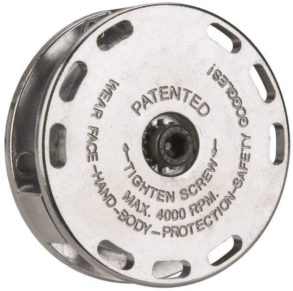 PRO-SOURCE - 2-5/8" Diam Angle & Disc Grinder Adapter - For Use with 11mm Wire Brushes & Utility Surface Blasters - Exact Industrial Supply