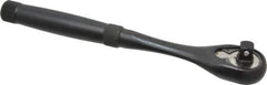 Proto - 3/8" Drive Pear Head Standard Ratchet - Black Oxide Finish, 8-1/2" OAL, 45 Gear Teeth, Standard Knurled Handle, Standard Head - Exact Industrial Supply