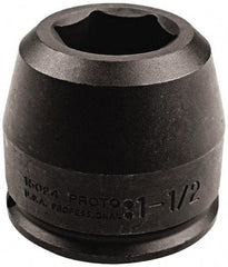 Proto - 1-1/2" Drive 1-7/8" Standard Impact Socket - 6 Points, 5-3/4" OAL - Exact Industrial Supply