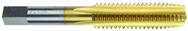 9/16-12 GH3 4-Flute High Speed Steel Bottoming Hand Tap-TiN - Exact Industrial Supply