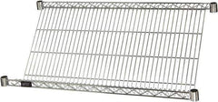 Quantum Storage - 1 Shelf Wire Shelving Unit - 48" Wide x 18" Deep x 1" High, - Exact Industrial Supply