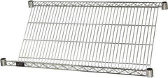 Quantum Storage - 1 Shelf Wire Shelving Unit - 36" Wide x 24" Deep x 1" High, - Exact Industrial Supply