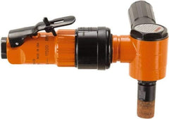 Dotco - 6mm Collet, Angle Handle, Air Angle Die Grinder - 25,000 RPM, Front Exhaust, 30 CFM, 0.6 hp, 90 psi, 6.3mm Inlet - Exact Industrial Supply